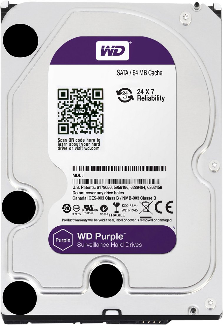 

Жесткий диск WD Purple 1TB (WD10PURX)