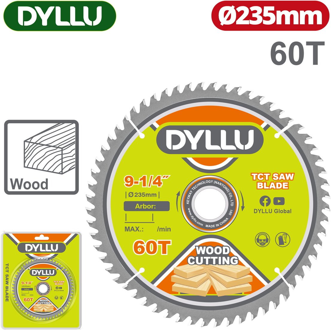 

Пильный диск Dyllu DTTC1K08