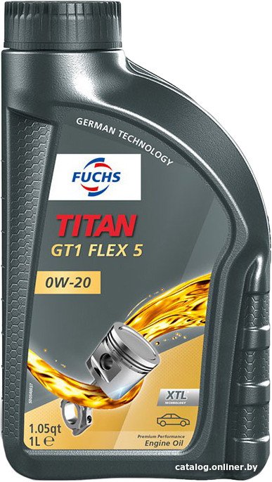 Моторное масло Fuchs Titan GT1 Flex 5 0W-20 1л