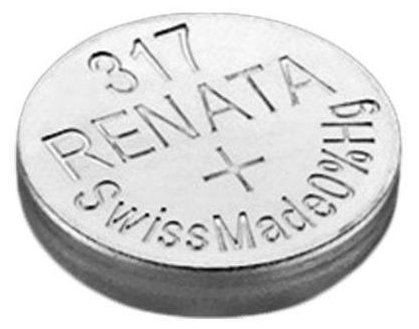 

Батарейка Renata SR317/SR516SW 1.55V 10mAh 5.8x1.6 мм