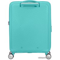 Чемодан-спиннер American Tourister Soundbox Poolside Blue 55 см