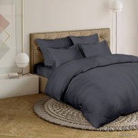 Евро комплект постельного белья Василиса Графит 274623 (евро, 70x70)