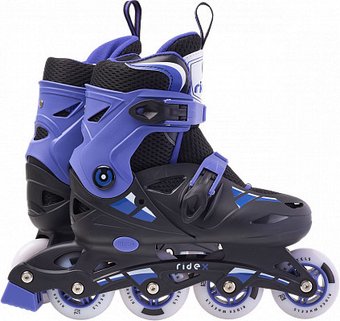 Роликовые коньки Ridex Hop Purple L (р. 39-42, черный/фиолетовый)