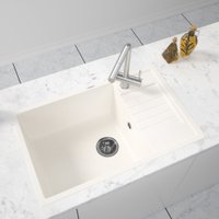 Кухонная мойка ZorG Dello 78 (белый камень)