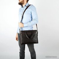 Мужская сумка Poshete 294-2059-3-COF (коричневый)