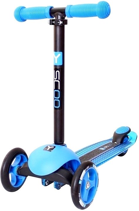 

Трехколесный самокат Y-Scoo RT Trio Diamond 120 (голубой)