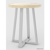 Журнальный столик Hype Mebel Челси 40x40 (белый/древесина белая) в Гродно