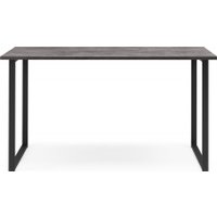 Кухонный стол Notta Лиман 140х80 615157 (бетон светлый/черный матовый)