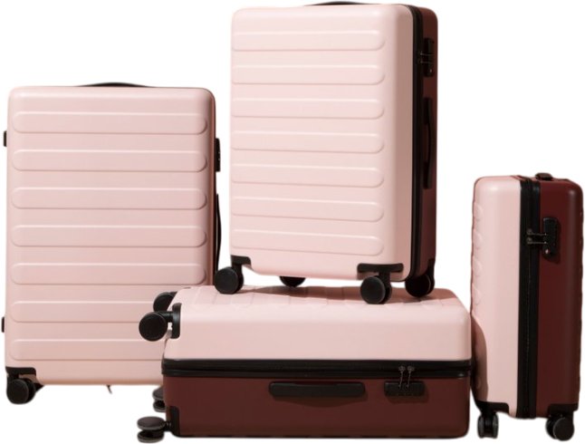 

Чемодан-спиннер Ninetygo Rhine Luggage 20" (розовый/красный)