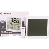 Настенные часы Bresser MyTime Meteotime LCD (белый)