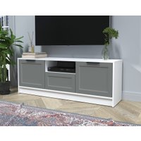 Тумба Интерлиния ТВ Концепт Тренд КТ-ТВ3-50 (белый платинум/серый)