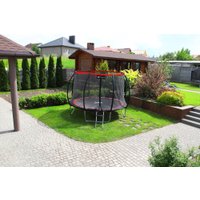 Батут V2 Trampoline Redline 10FT 312 см (с внешней сеткой и лестницей)