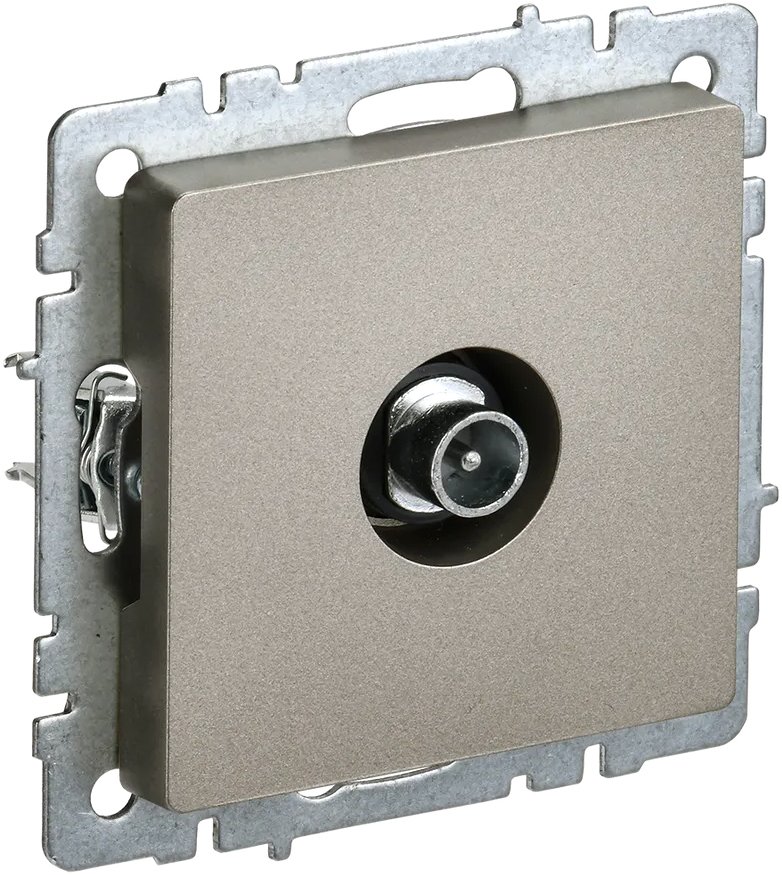 

Розетка телевизионная IEK Brite BR-A10-P-K37