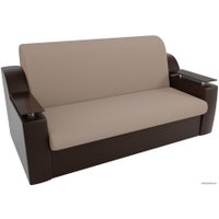 Диван Лига диванов Сенатор 100720 140 см (бежевый/коричневый)