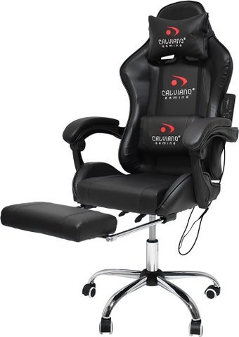 

Игровое (геймерское) кресло Calviano Avanti Ultimato (черный, с подножкой)