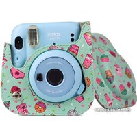 Чехол Caiul для Instax Mini 11 (girl life green)