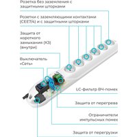Сетевой фильтр Pilot GL (1.8 м)