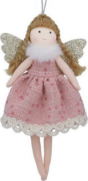 

Подвеска Gisela Graham Baby's First Christmas Фея в кружевном платье 17286_1