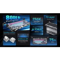 Клавиатура Gravastar Mercury V75 Pro Cyberpunk (GravaStar x Gateron Magnetic Jade Pro)