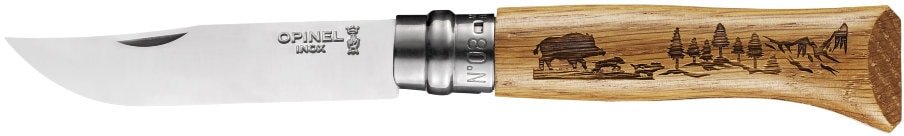 

Складной нож Opinel N°8 Animalia 2020 (кабан)