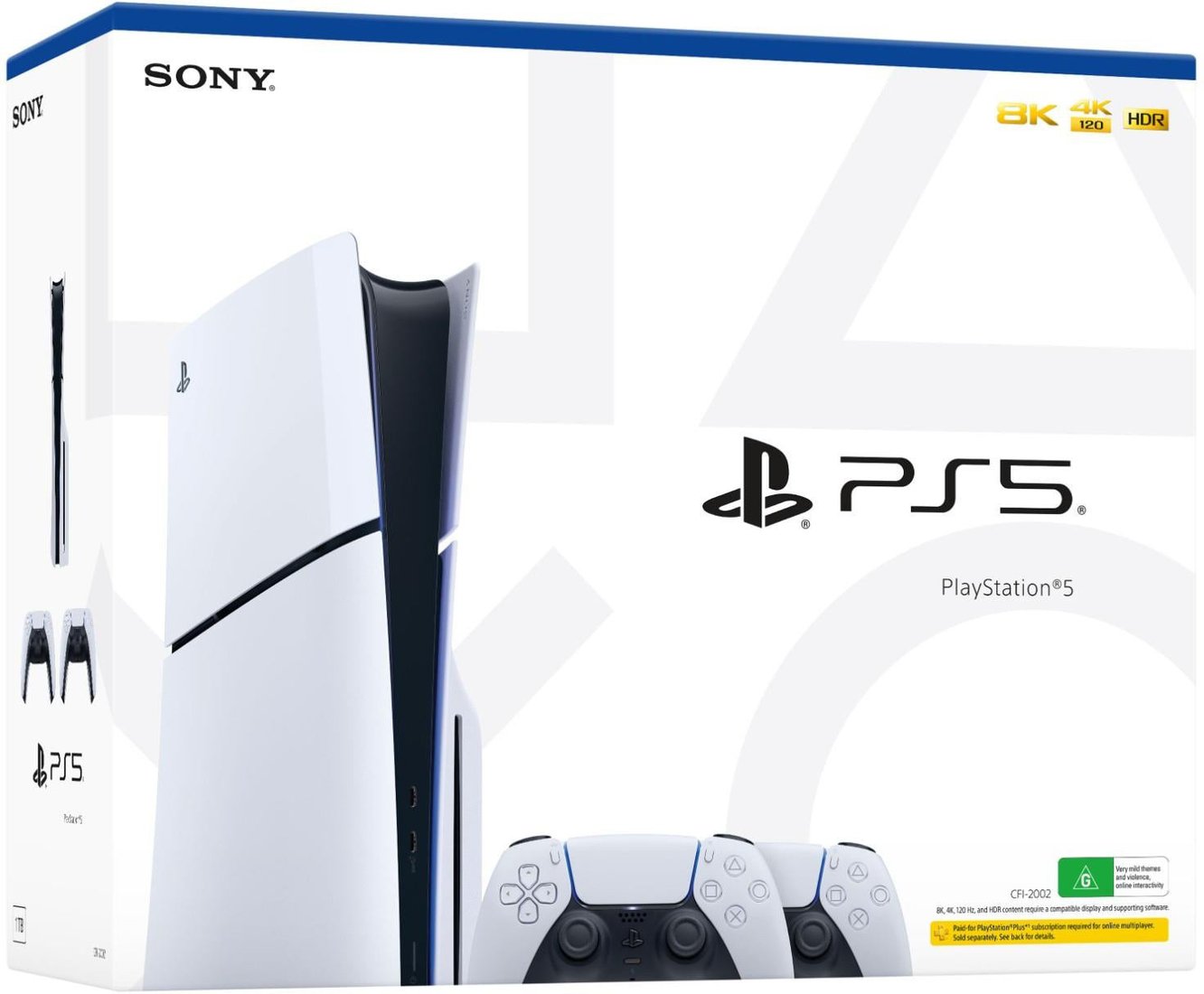 Игровая приставка Sony PlayStation 5 Slim (2 геймпада)