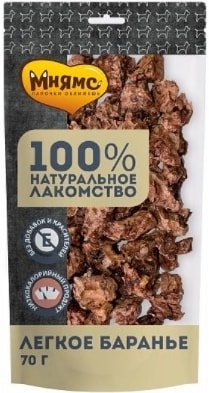 

Лакомство для собак Мнямс Легкое баранье 70 г