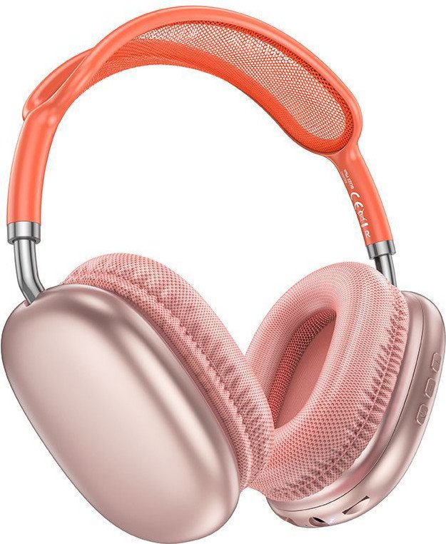 Наушники Borofone BO22 Plus (розовый)
