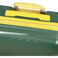 Чемодан-спиннер L'Case Lyon 55 см (сочная зелень/жёлтый)