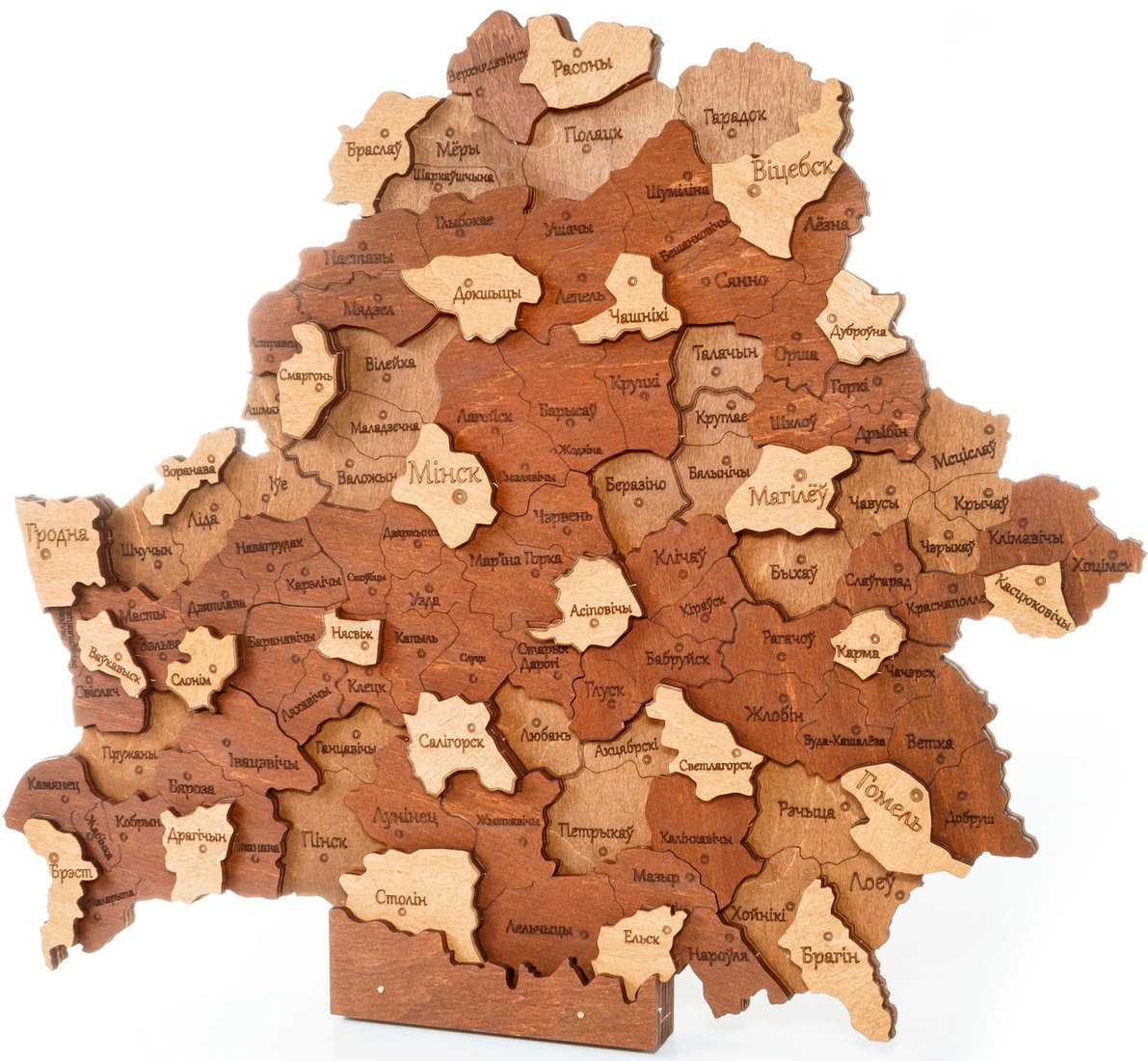 Пазл Eco-Wood-Art Карта Беларуси МИНИ