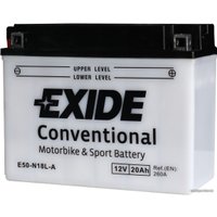 Мотоциклетный аккумулятор Exide Conventional E50-N18L-A (20 А·ч)