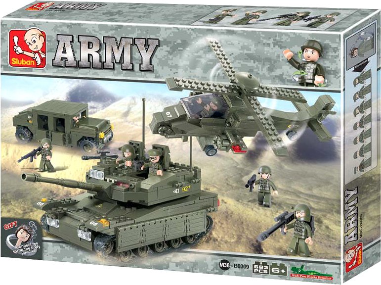 

Конструктор Sluban M38-B0309 Элитная бронированная дивизия