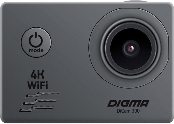 

Экшен-камера Digma DiCam 300 (серый)