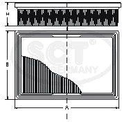 

Воздушный фильтр SCT germany SB2287