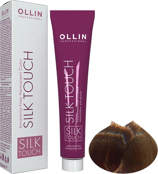 

Крем-краска для волос Ollin Professional Silk Touch 8/72 светло-русый коричнево-фиолетовый