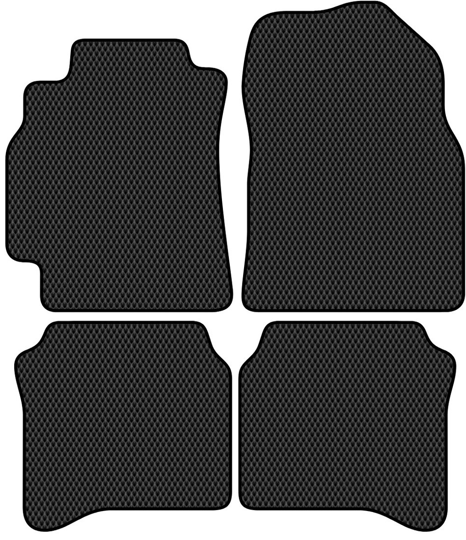 

Комплект ковриков для авто Alicosta Nissan Primera III (универсал, хэтчбек 5 дв, седан / P12) 2002 - 2008 (черный, ромб)