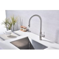 Смеситель Paulmark Galant Ga213077-BS (стальной/нержавеющая сталь)