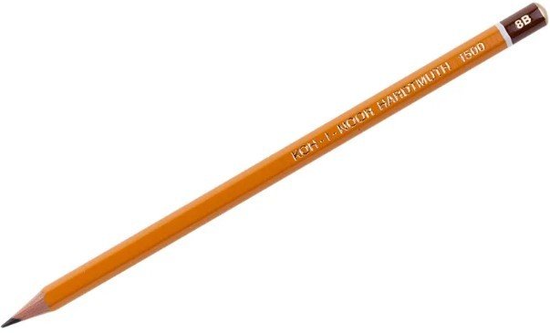 Простой карандаш Koh-i-Noor Hardtmuth 1500/8В
