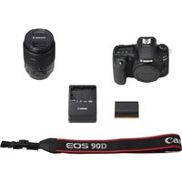 Зеркальный фотоаппарат Canon EOS 90D Kit 18-135 IS USM (черный)