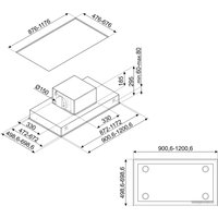 Кухонная вытяжка Smeg KSCB90WHE