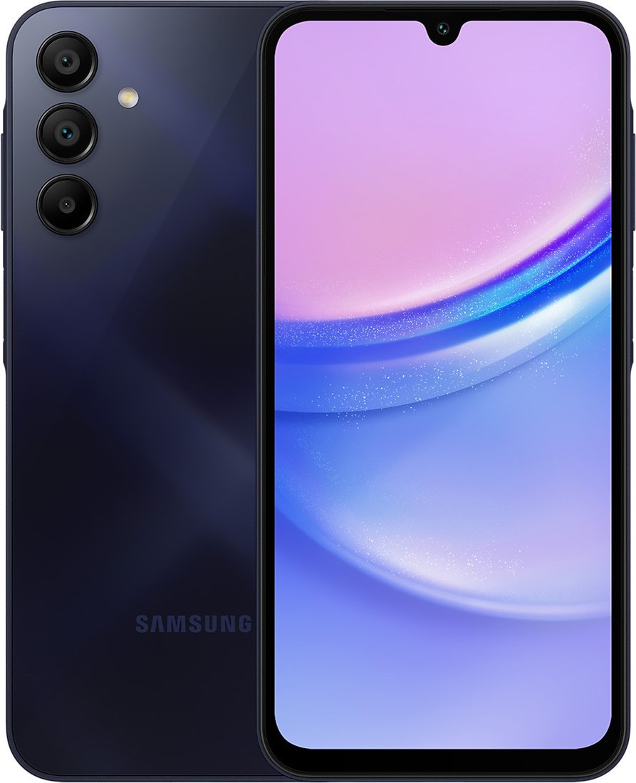 

Телефон Samsung Galaxy A15 6GB/128GB (темно-синий, без Samsung Pay)