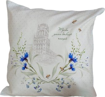 Чехол на подушку Listelle collection Васильки Ворота Минска 814001/4