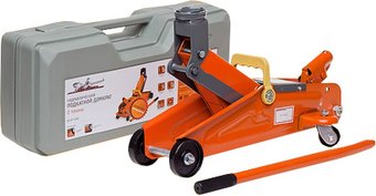 Подкатной домкрат Airline AJ-2.3F-350PK + кейс 2.3т.