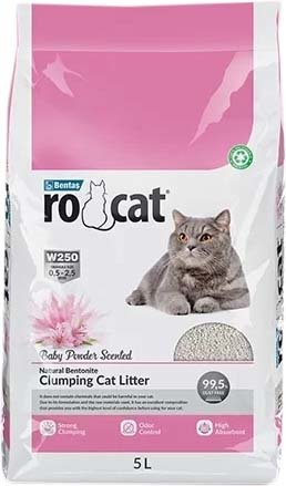 

Наполнитель для туалета RoCat W250 Baby Powder 5 л