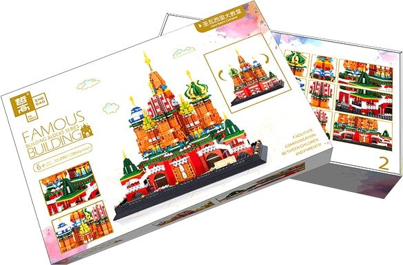 

Конструктор Zhe Gao Creator Classic QL0961 Собор Василия Блаженного