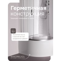 Душевая кабина AM.PM Above 90x90 W9XC-401A-9090MT (хром матовый/прозрачное стекло)