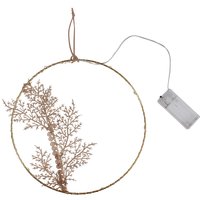 Подвеска AksHome Тип 7 Круг с веткой D20см 13LED 2АА