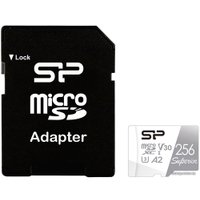 Карта памяти Silicon-Power Superior microSDXC SP256GBSTXDA2V20SP 256GB (с адаптером)