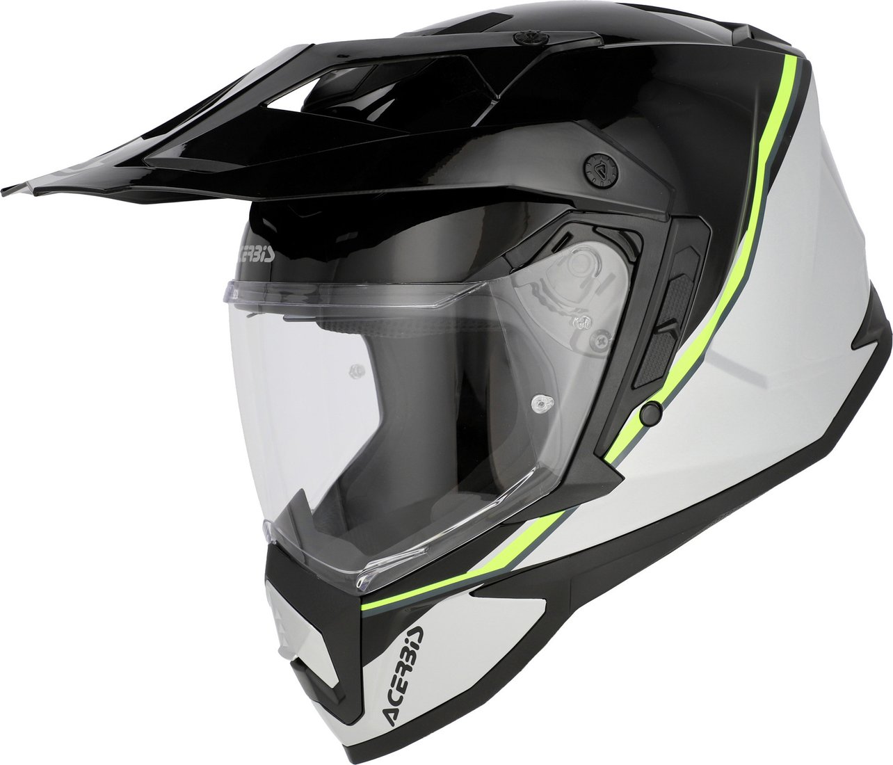 Мотошлем Acerbis Assault Graphic 0026652.457.062 (S, черный/флуоресцентный желтый)