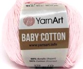 Baby Cotton 410 50 г 165 м (светло-розовый)