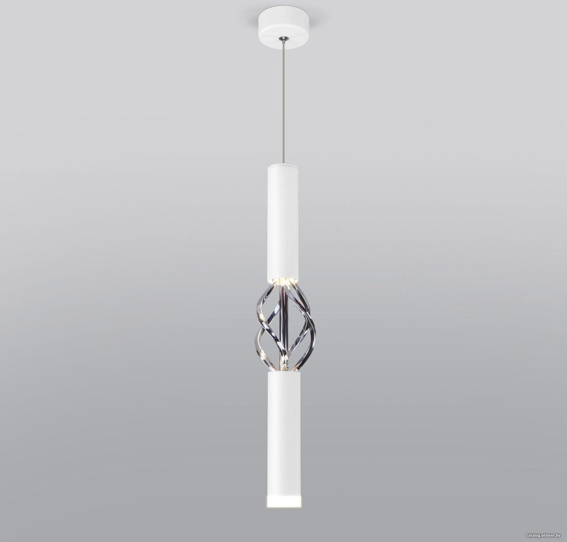 Подвесная люстра Евросвет 50191/1 LED (белый/хром)
